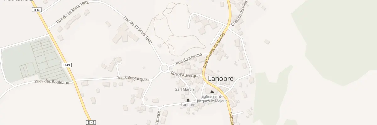 Plan du 48 Rue d’Auvergne à Lanobre
