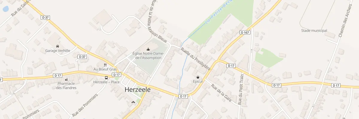 Plan du 88 Rue de la Petite Maison Bleue à Herzeele