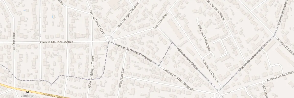 Plan du 56 Av du Doc Bergonie à Sevran