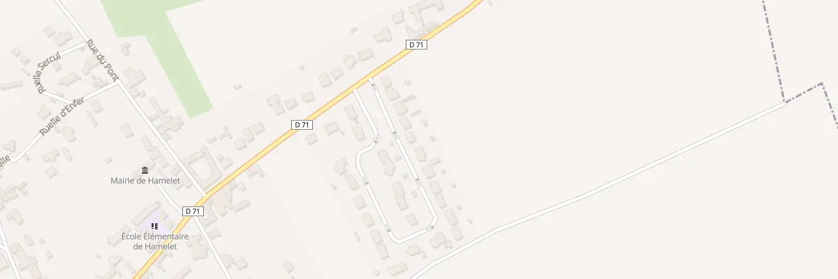 Plan du 7 Res Émilie à Hamelet