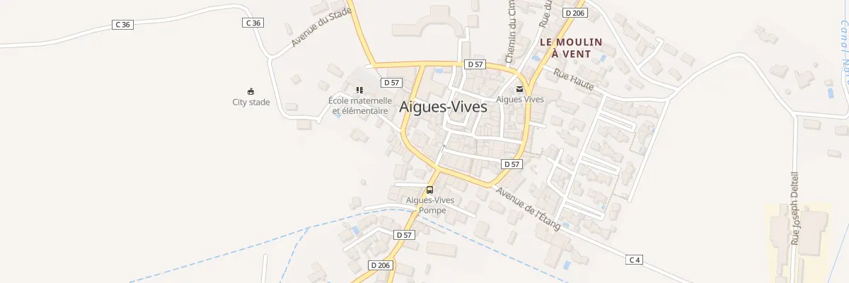 Plan du 8 Av de la Promenade à Aigues-Vives
