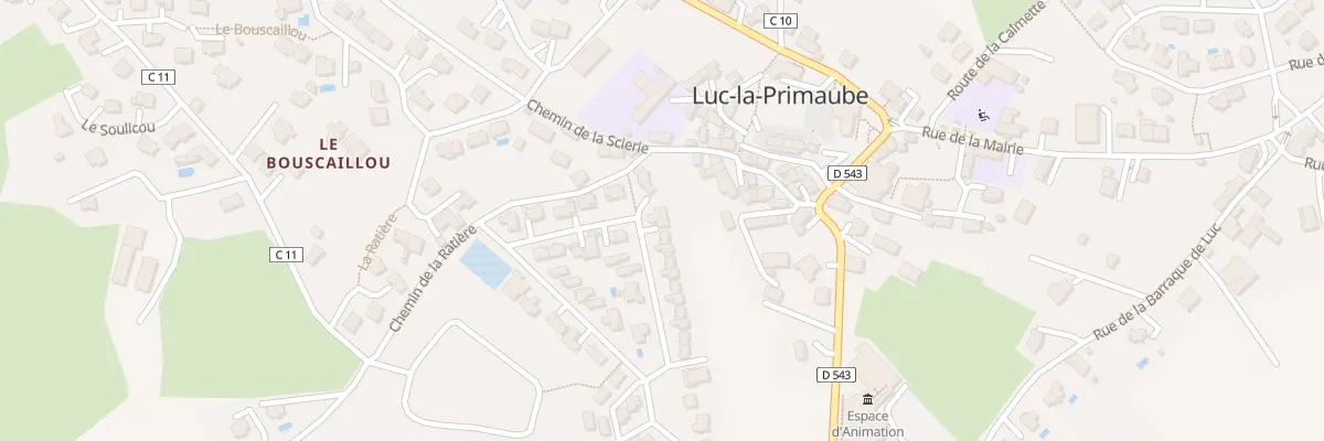 Plan du 22 Rue Brienne à Luc-la-Primaube