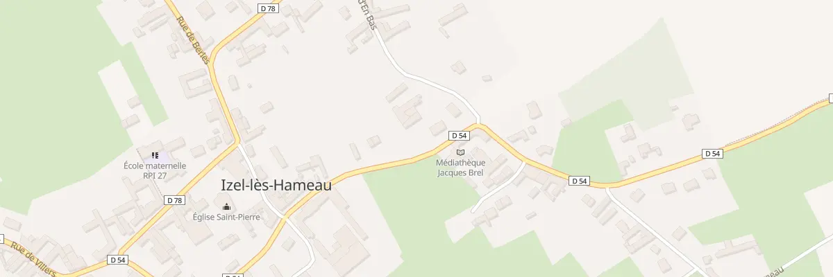 Plan du 11B Rue d’Arras à Izel-lès-Hameau