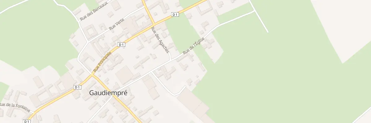 Plan du 24 Rue de l’Eglise à Gaudiempré