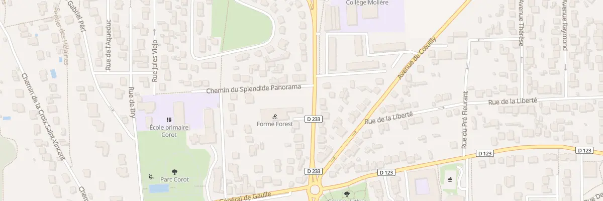 Plan du 95 Rue Aristide Briand à Chennevières-sur-Marne
