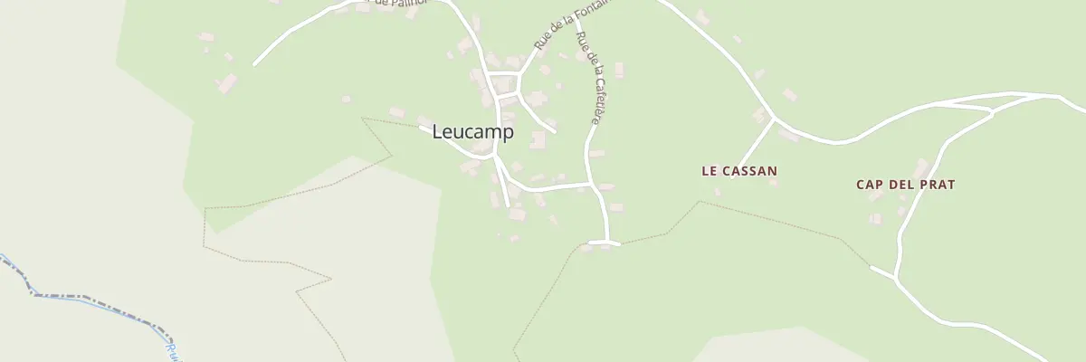 Plan du 5055 Le Bourg à Leucamp