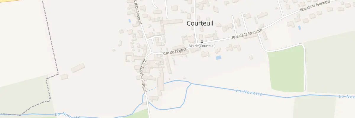 Plan du 10 Rue de l’Eglise à Courteuil