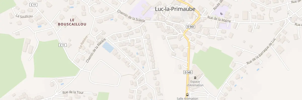 Plan du 14 Rue Brienne à Luc-la-Primaube