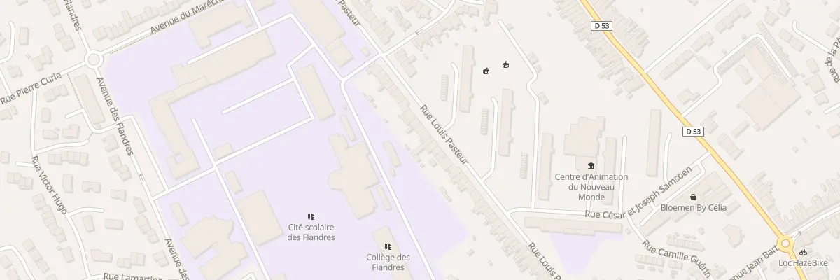 Plan du 67 Rue Louis Pasteur à Hazebrouck
