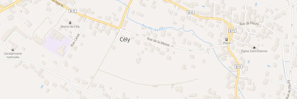 Plan du 29 Rue de la Messe à Cély
