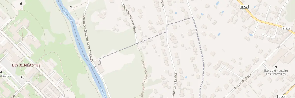 Plan du 8 Rue de la Justice à Boussy-Saint-Antoine