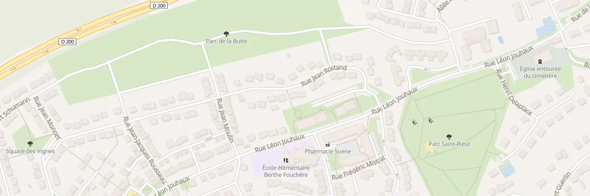 Plan du 14 Rue Jean Rostand à Brenouille