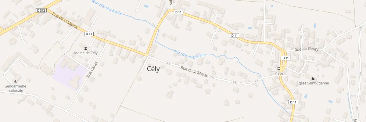 Plan du 26B Rue de la Messe à Cély