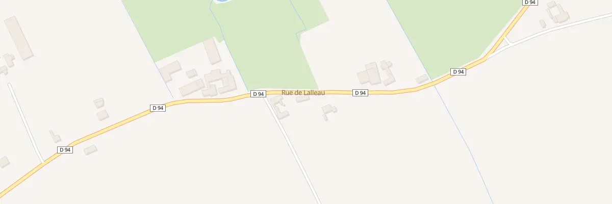 Plan du 2133 Rue de Lalleau à Robecq