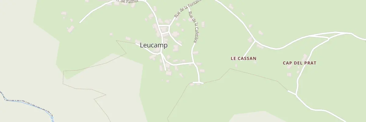 Plan du 5053 Le Bourg à Leucamp