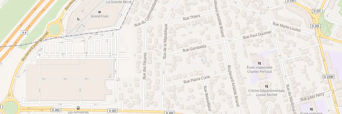 Plan du 14B Rue de la République à Villiers-sur-Marne