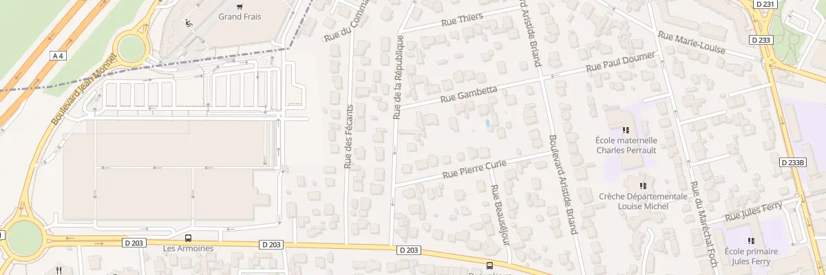 Plan du 14 Rue de la République à Villiers-sur-Marne