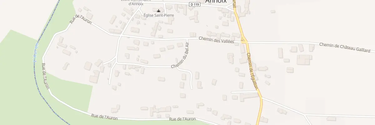 Plan du 12 Che des Vallées à Annoix