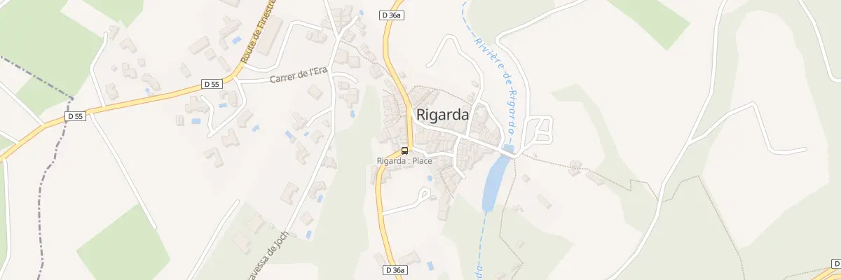 Plan du 3 Pla Major à Rigarda
