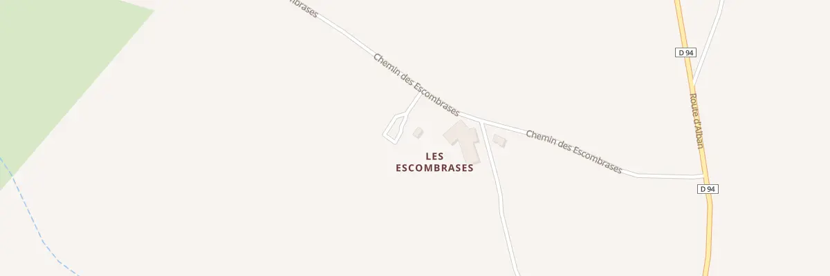 Plan du 5054 Les Escombrases à Massals