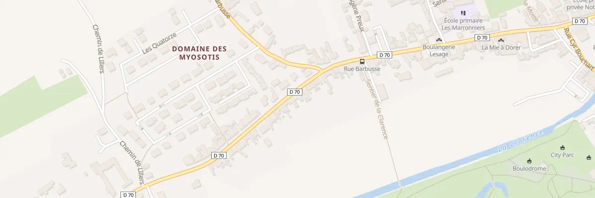Plan du 301 Rue Gambetta à Lapugnoy