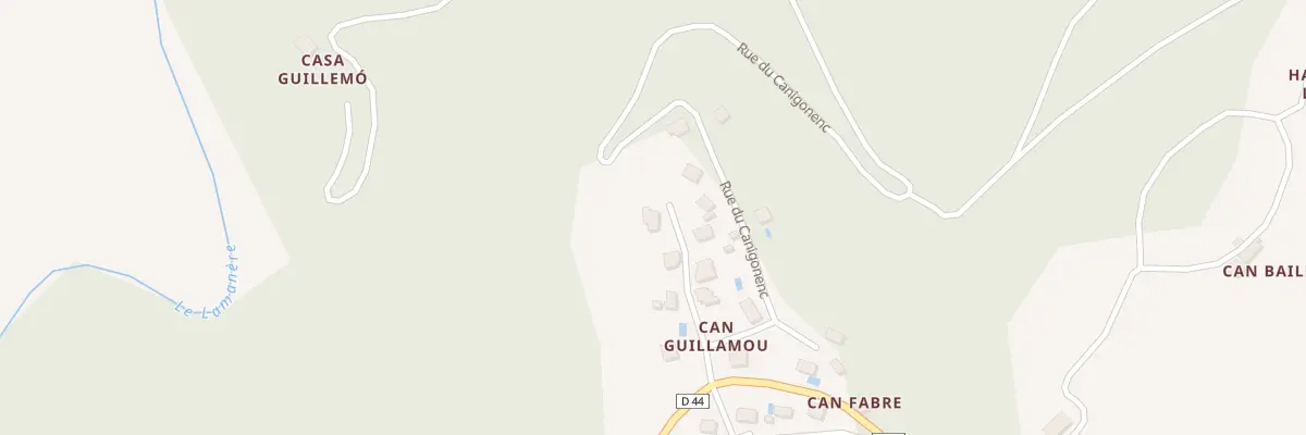 Plan du 7 Imp de la Tramontane à Serralongue