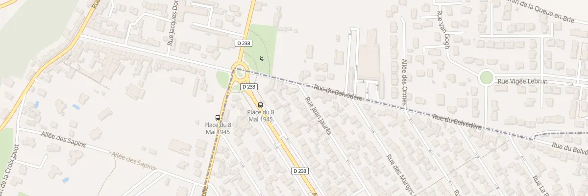 Plan du 129 Rue Jean Jaurès à Ormesson-sur-Marne