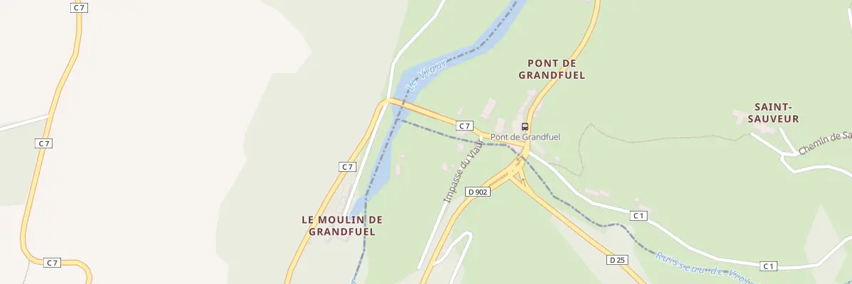 Plan du 5328 Le Pont de Grandfuel à Cassagnes-Bégonhès