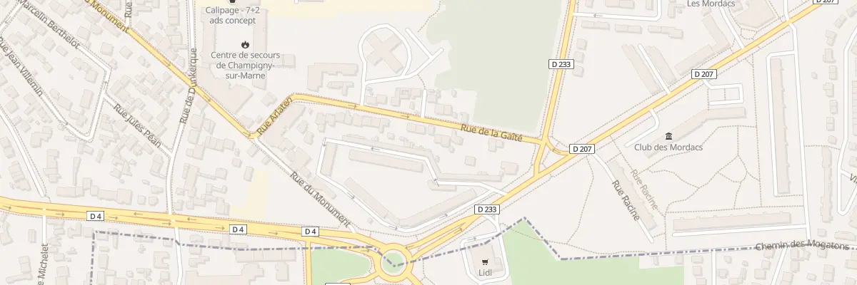 Plan du 19 Rue de la Gaîté à Champigny-sur-Marne