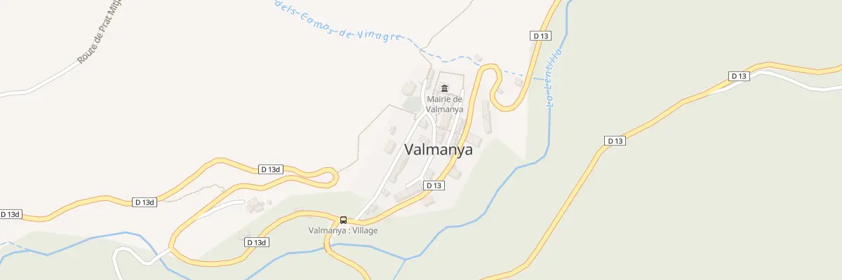 Plan du 4 Cae Major à Valmanya