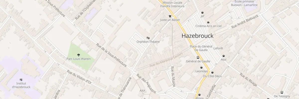 Plan du 25B Rue de Queux Saint Hilaire à Hazebrouck