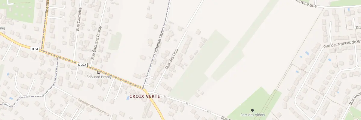 Plan du 14 Rue des Lilas à Mandres-les-Roses