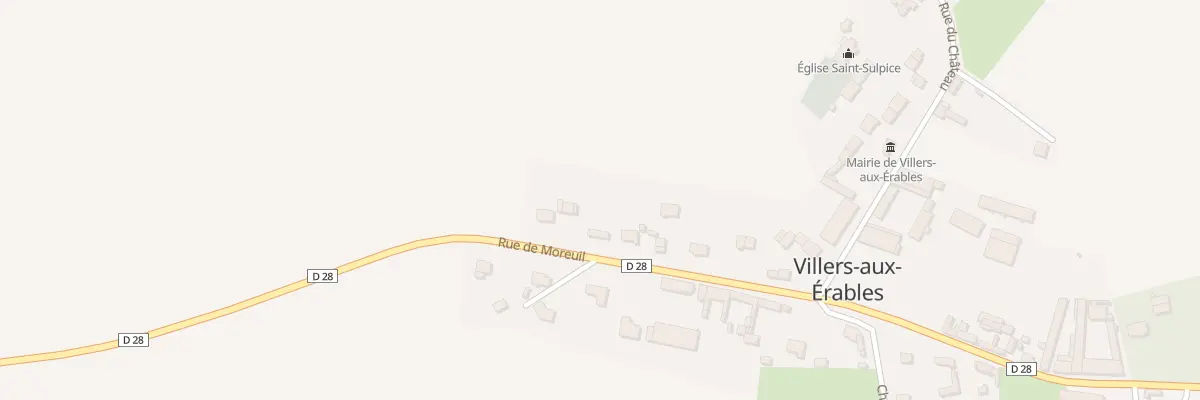 Plan du 13 Rue de Moreuil à Villers-aux-Érables