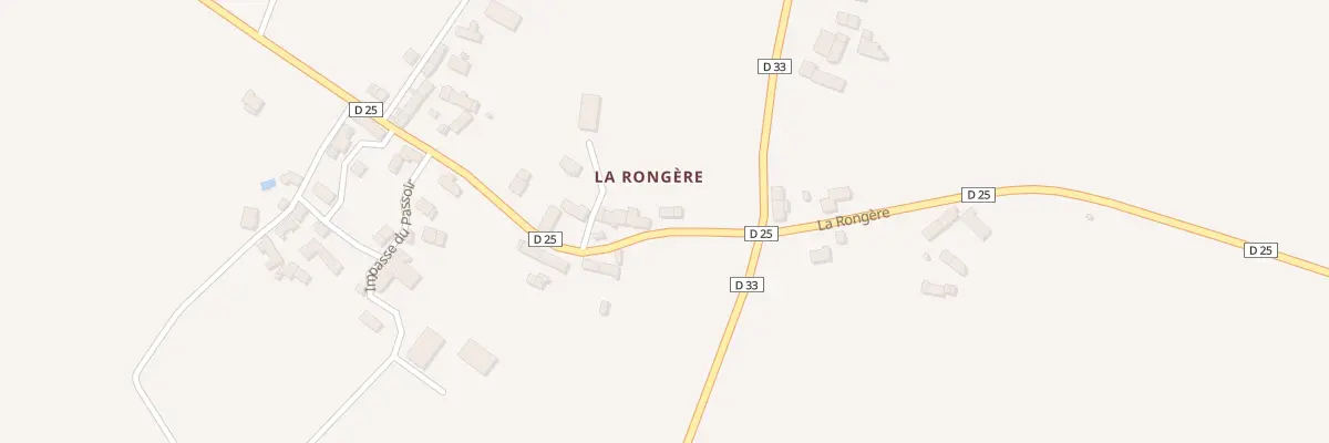 Plan du 6 La Rongere à Parassy
