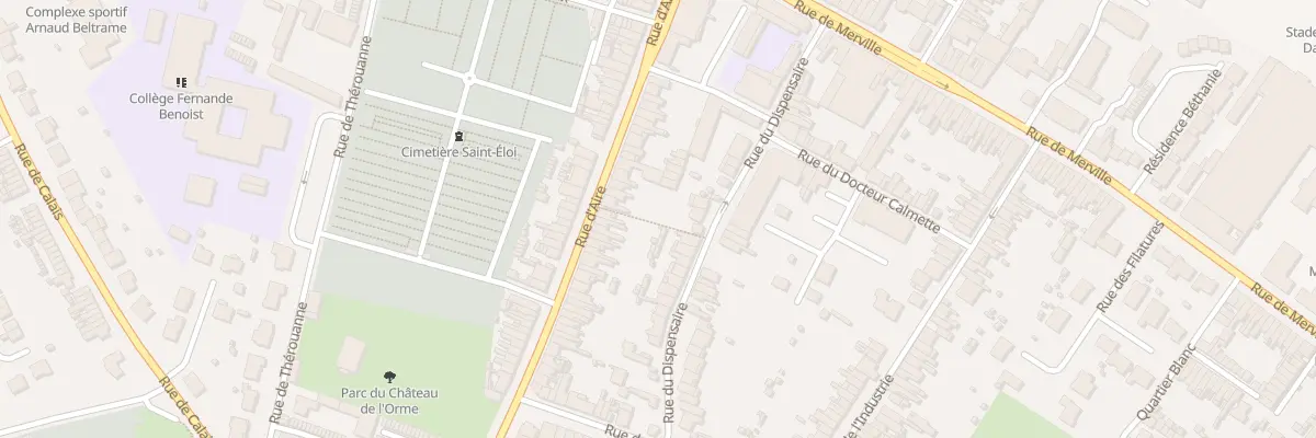 Plan du 35 Rue d’Aire à Hazebrouck