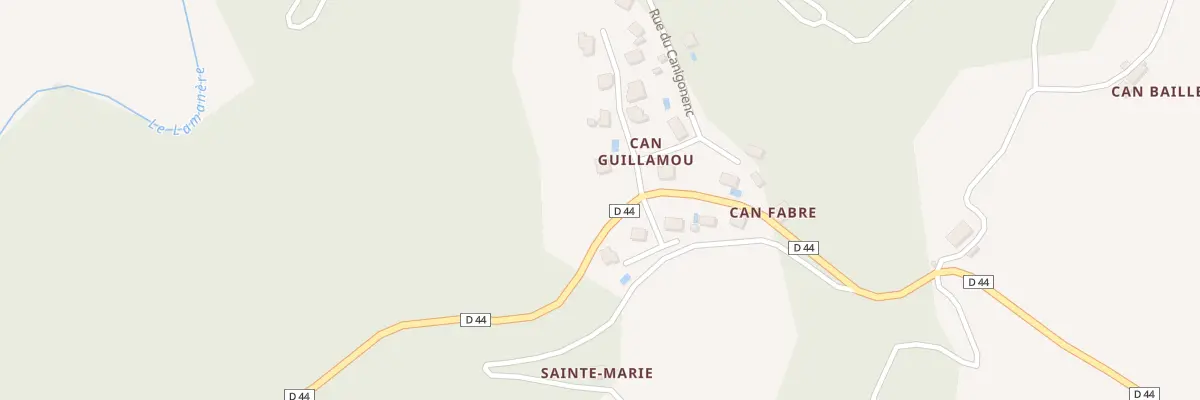 Plan du 1 Imp de la Tramontane à Serralongue