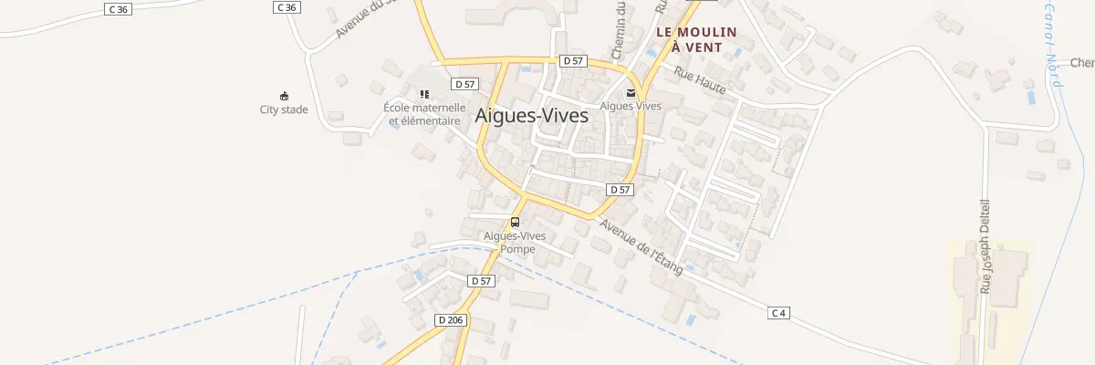 Plan du 14 Av de la Promenade à Aigues-Vives