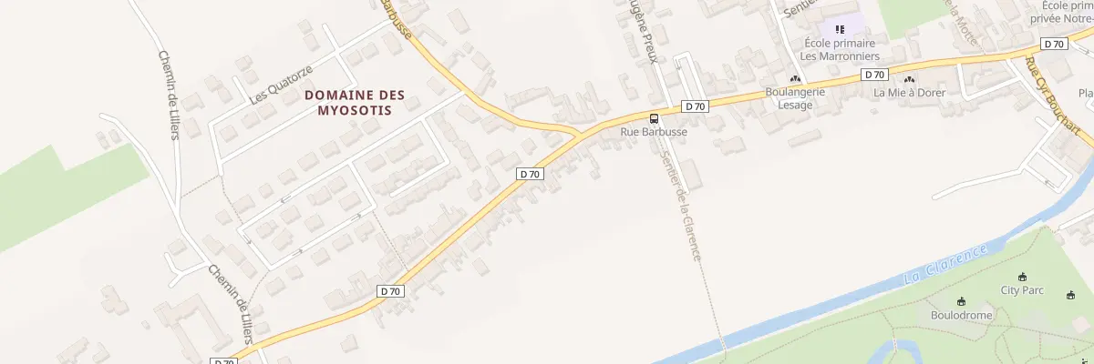 Plan du 299 Rue Gambetta à Lapugnoy