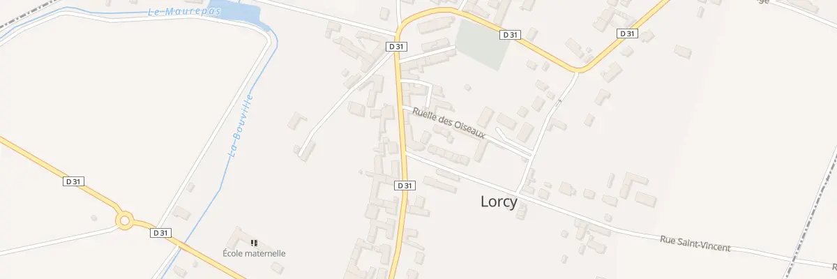Plan du 8 Rue de la Mairie à Lorcy