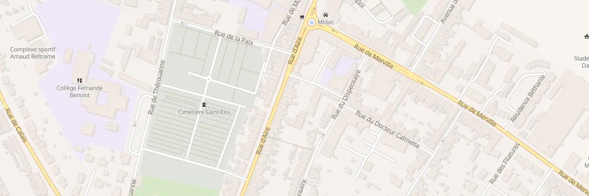 Plan du 17 Rue d’Aire à Hazebrouck