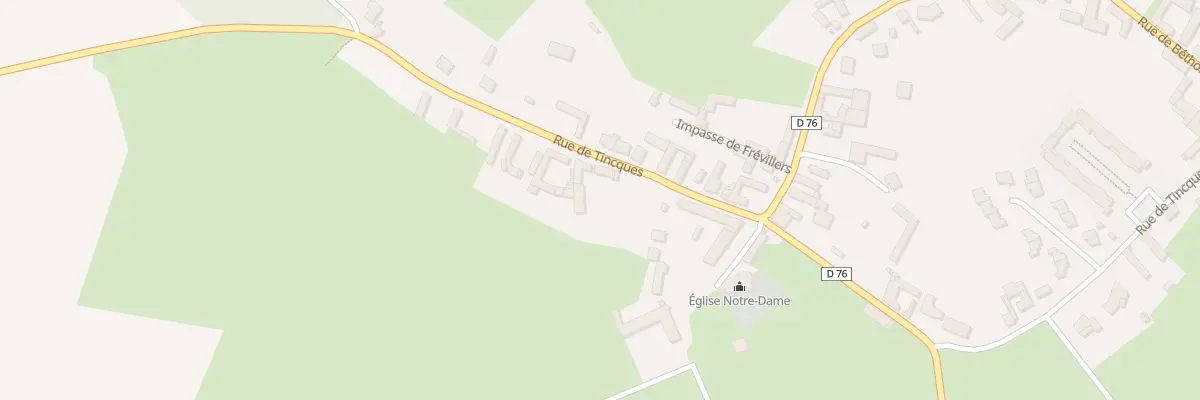 Plan du 603 Rue de Tincques à Villers-Brûlin