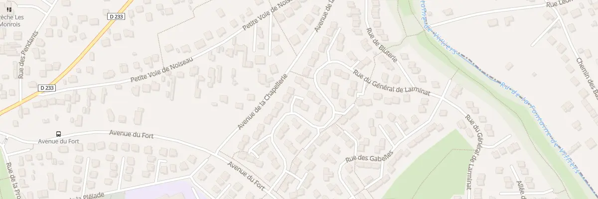 Plan du 75 Rue du Gen de Larminat à Sucy-en-Brie