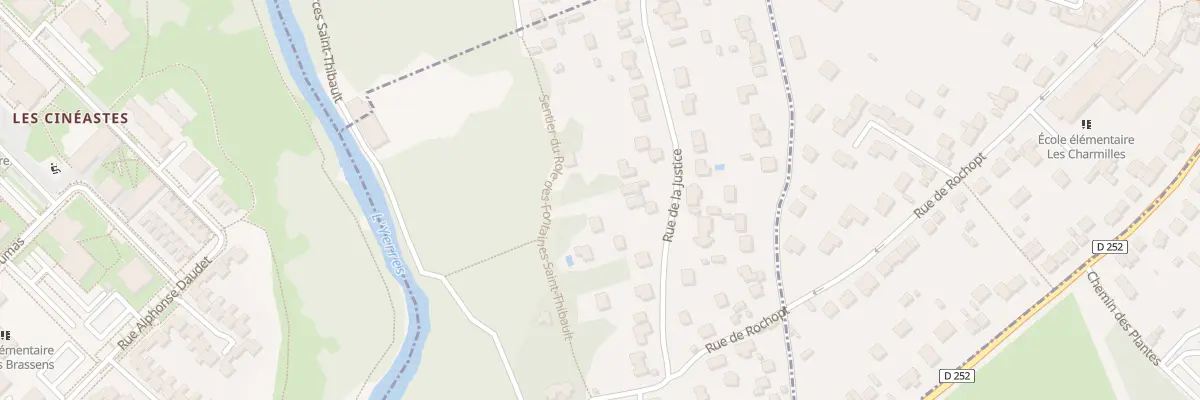 Plan du 26 Rue de la Justice à Boussy-Saint-Antoine
