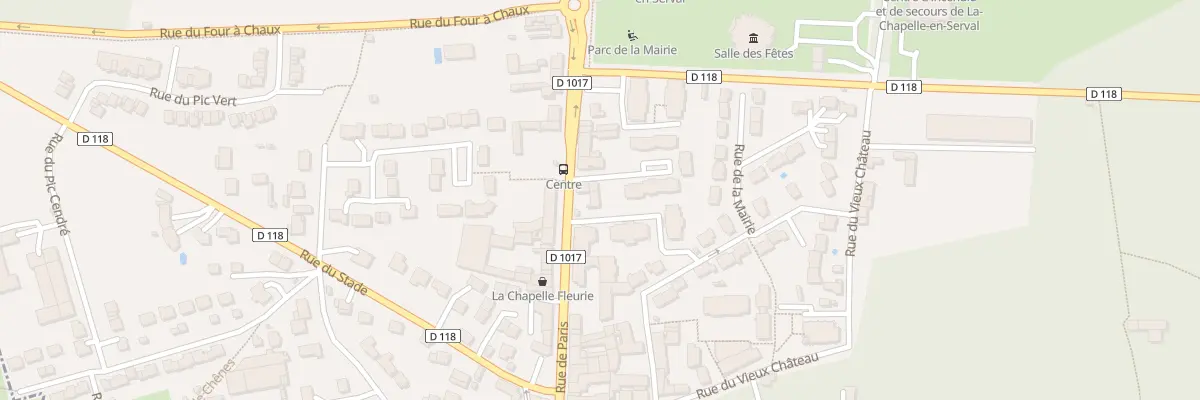 Plan du 1020 Rue de Paris à La Chapelle-en-Serval