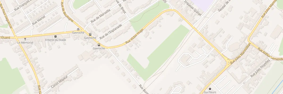 Plan du 25 Rue Victor Hugo à Bruay-la-Buissière