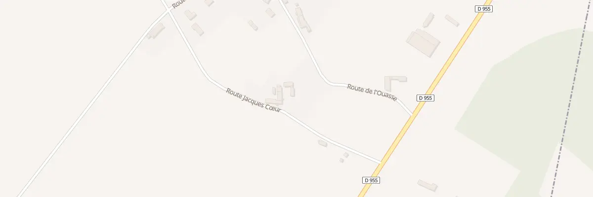 Plan du 13 Rte Jacques Coeur à Soulangis