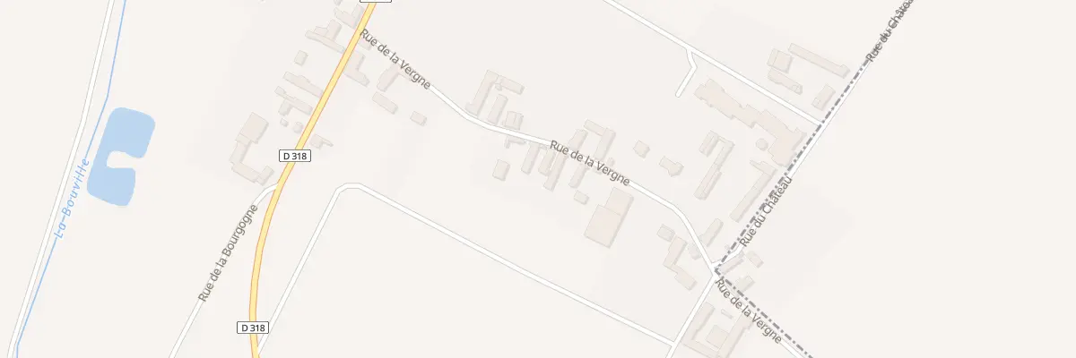 Plan du 13 Rue de la Vergne à Lorcy