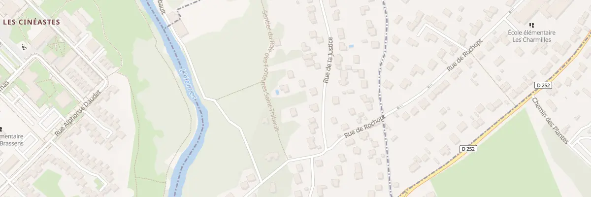 Plan du 36 Rue de la Justice à Boussy-Saint-Antoine