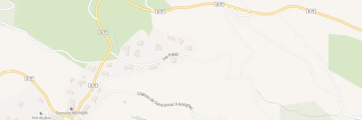 Plan du 5000F Bousigue Del Canonge à Saint-Arnac