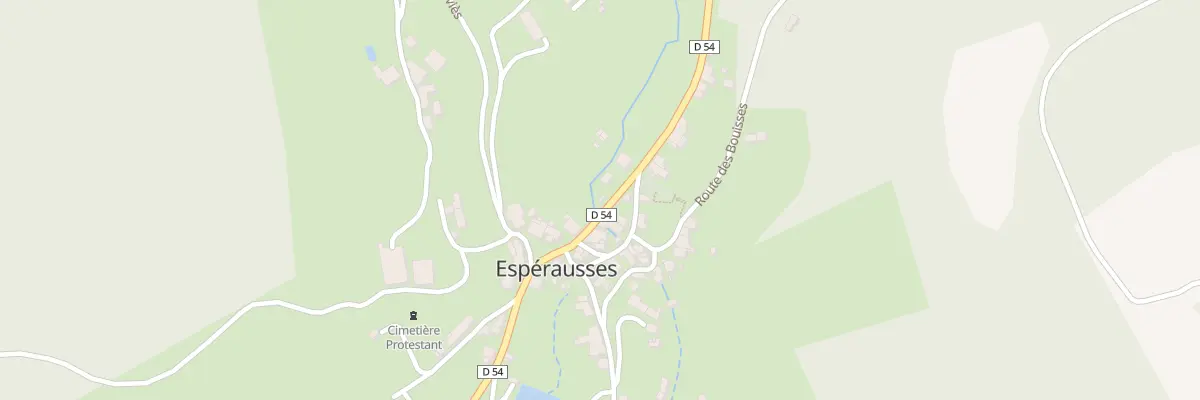 Plan du 93 Rte de Viane à Espérausses
